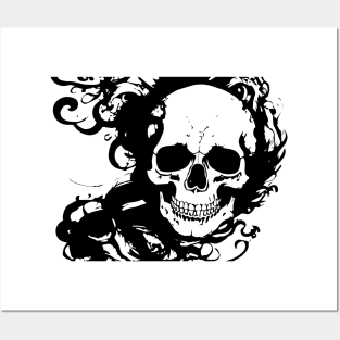 Gothic Skull Posters and Art